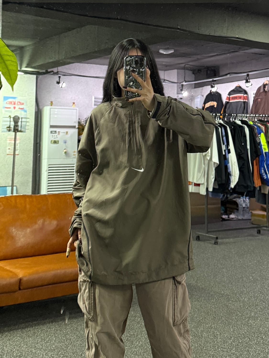 나이키 스우시 반집업 웜업 B4705 상품이미지1