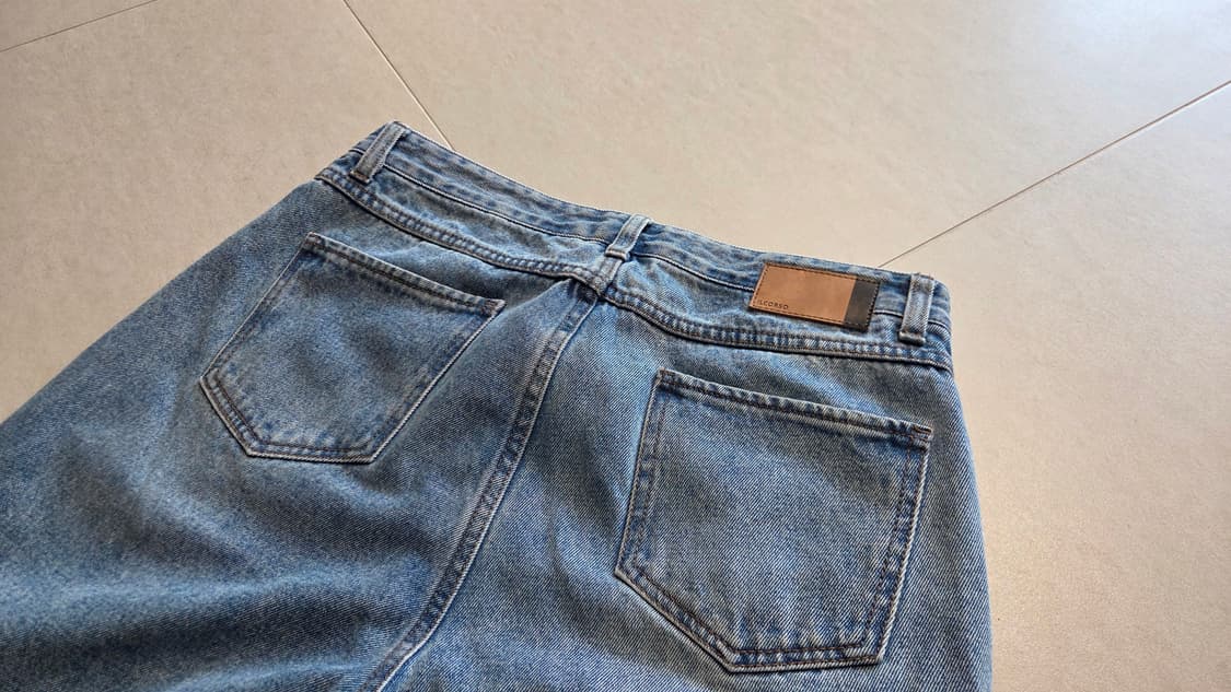 일꼬르소 원턱 와이드 데님 청바지  상품이미지4