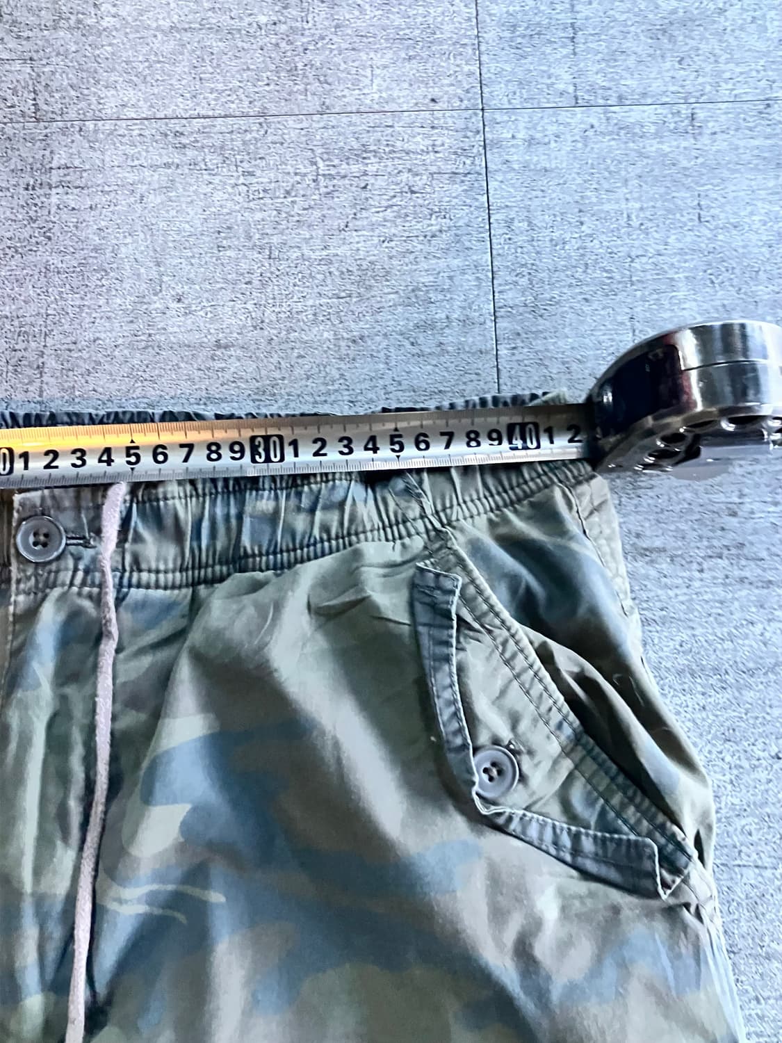 일본빈티지 Villand 올드스쿨스트릿 밀리터리카모 카고패딩팬츠 상품이미지2