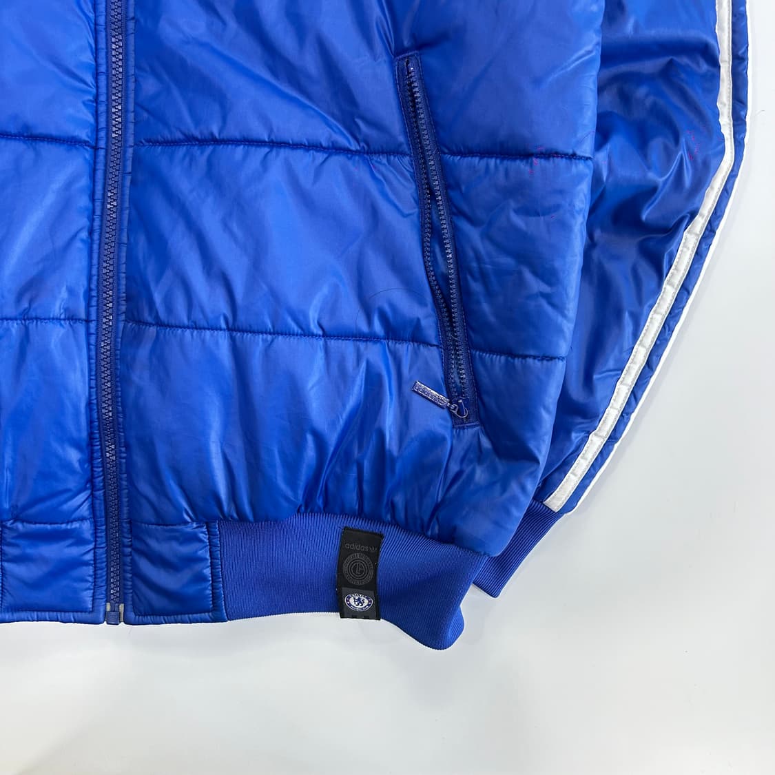 Adidas 아디다스 첼시FC 리버시블 파이어버드 블루 화이트 패딩 상품이미지6