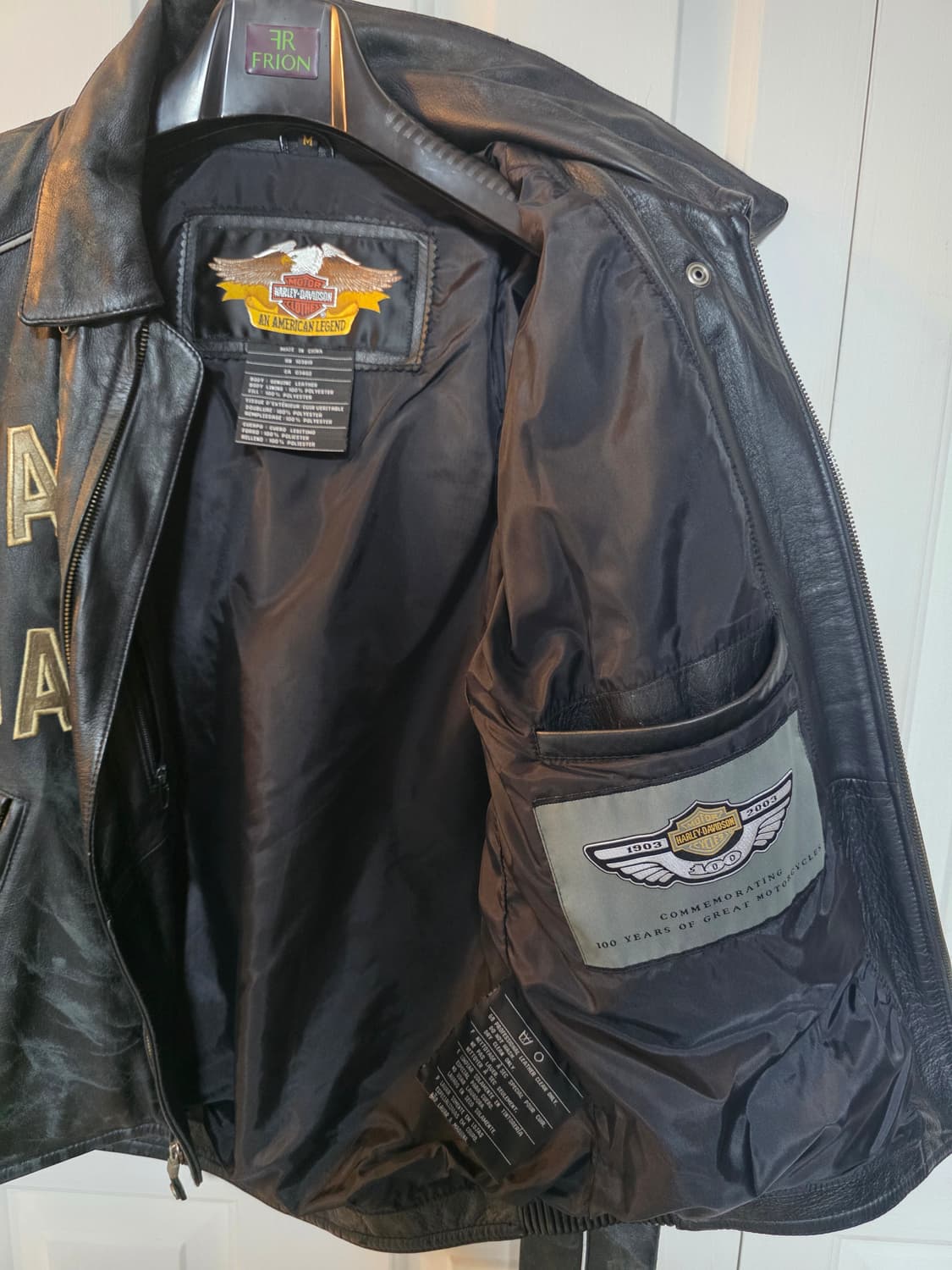 할리데이비슨 100주년 가죽 자켓 L 한국 105 XL 라이더 상품이미지6