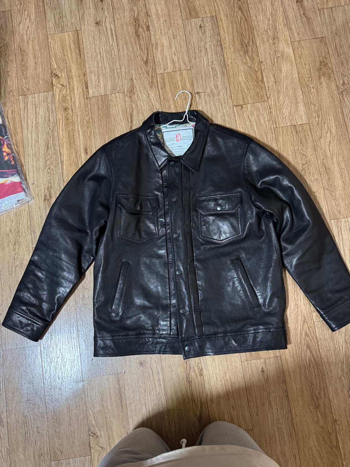 블랙아웃 가죽 세컨 상품이미지1