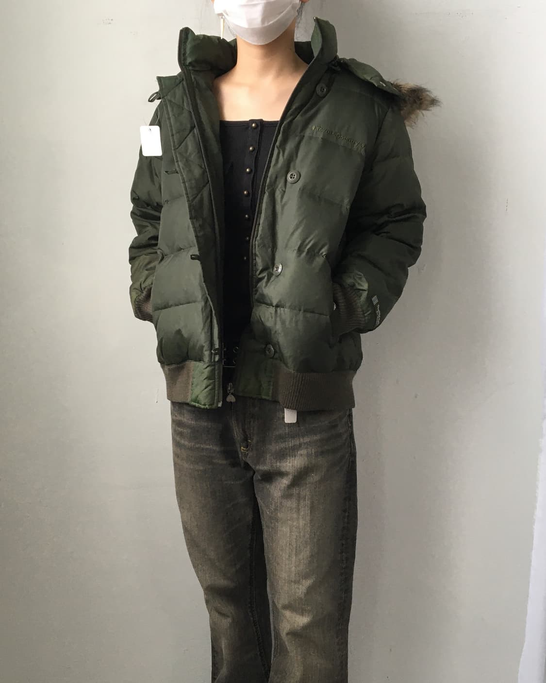 Fake fur hood jacket 상품이미지9