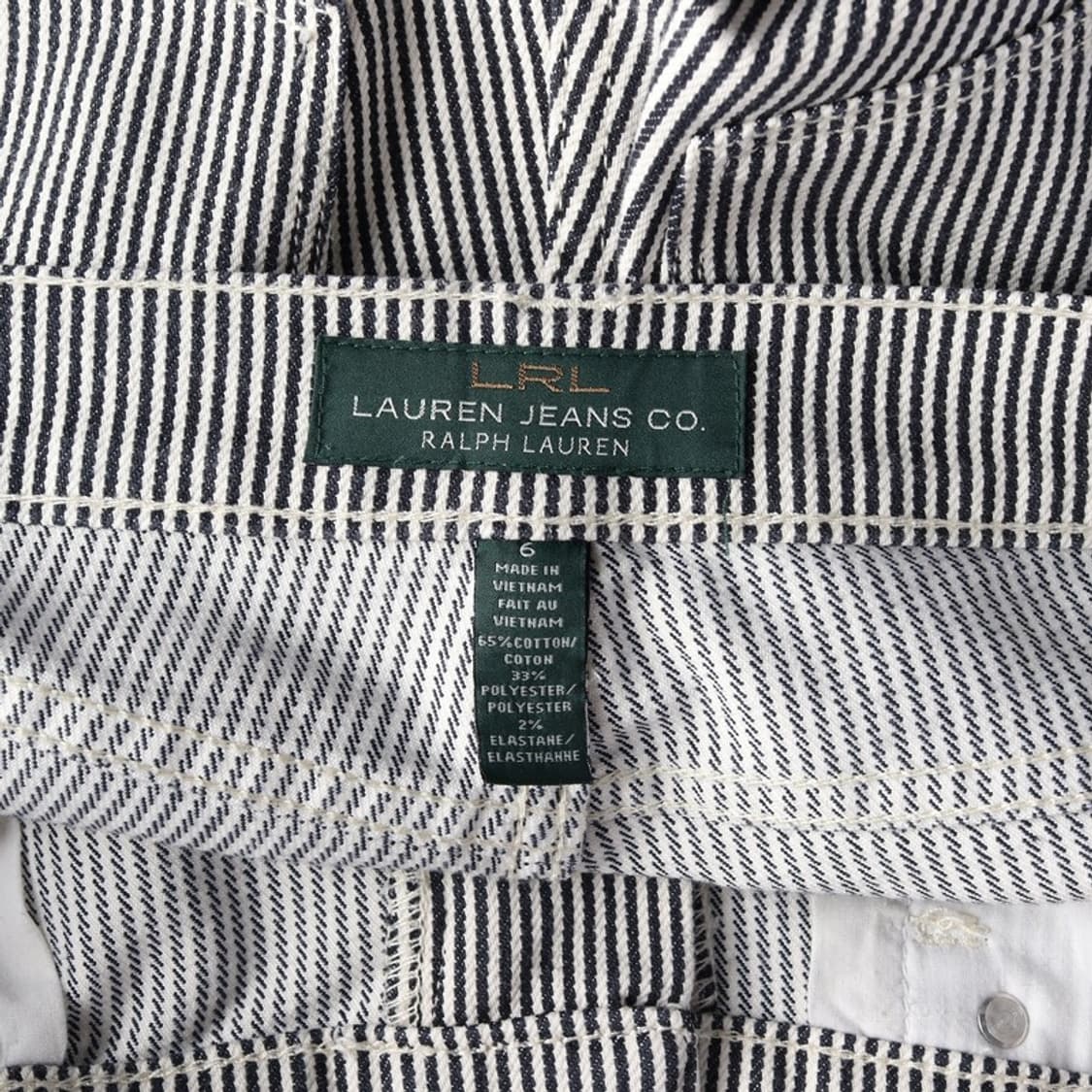 Lauren Ralph Lauren 히코리 스트라이프 슬림 데님 팬츠 6 상품이미지6