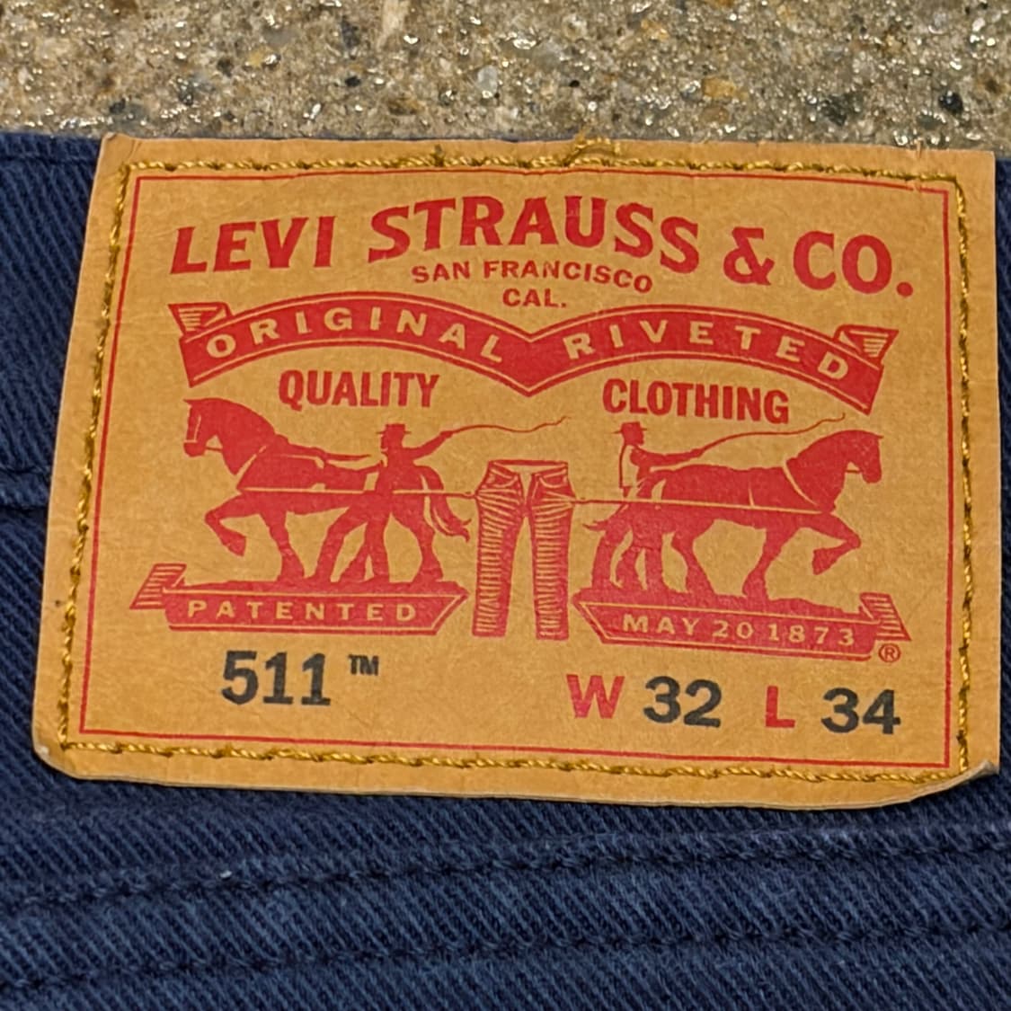 00s 미국 빈티지 리바이스 511 네이비 블루 청바지 상품이미지8