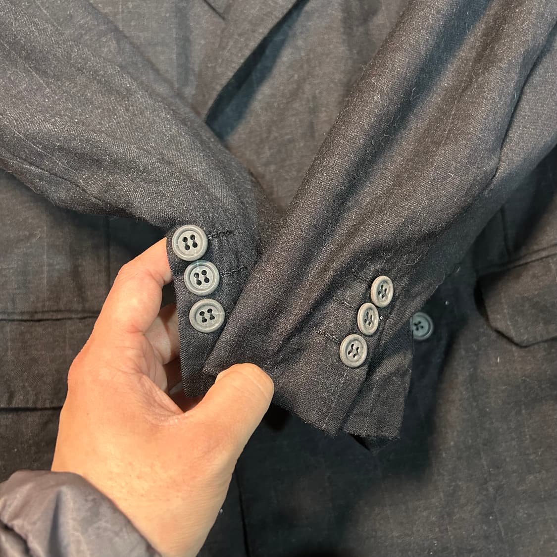 [M] 80s 에르메질도 제냐 더블 블레이저 상품이미지3