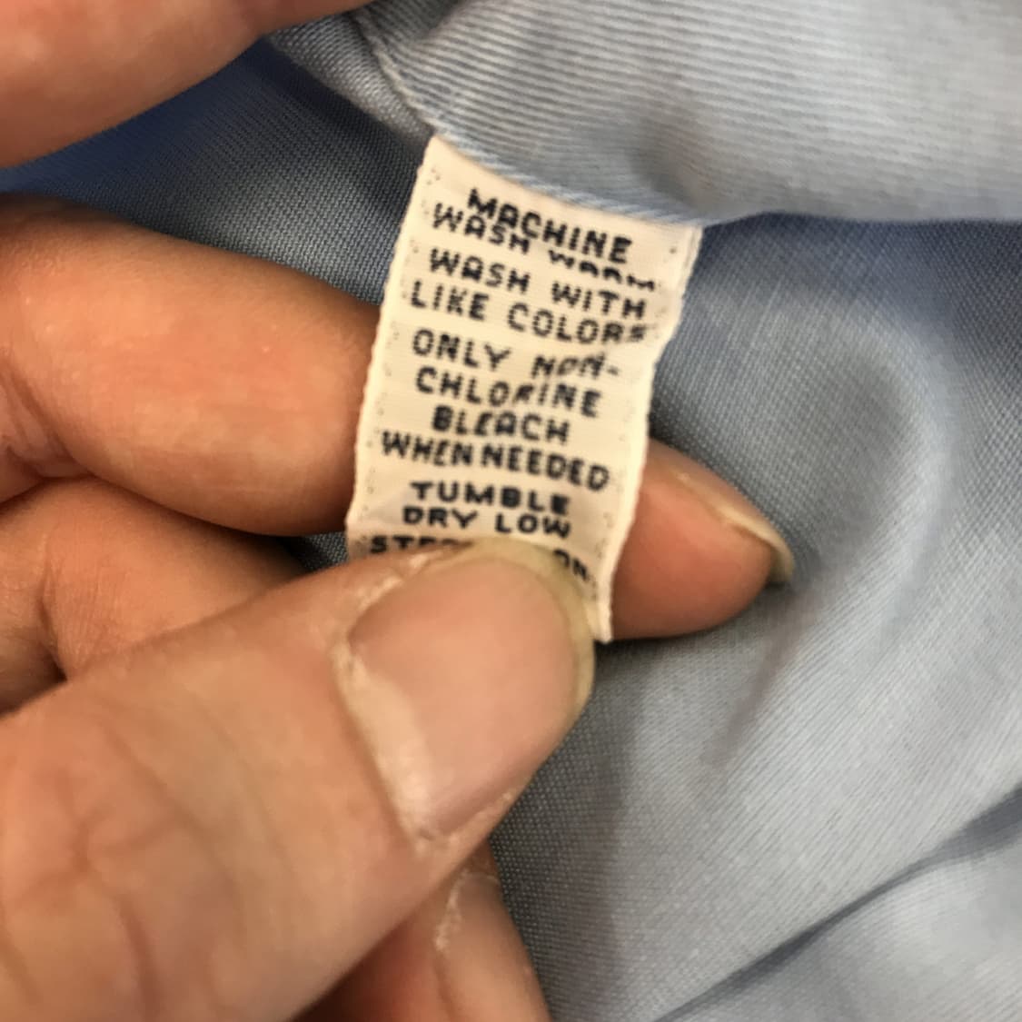 폴로 랄프로렌 옥스포드 코튼 블루셔츠 핑크포니 [L] 상품이미지5