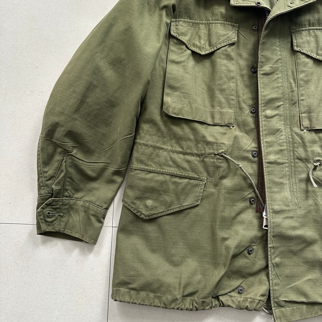 50s 미군 M51 필드 자켓 OG107 숏스몰(S/S)  상품이미지2