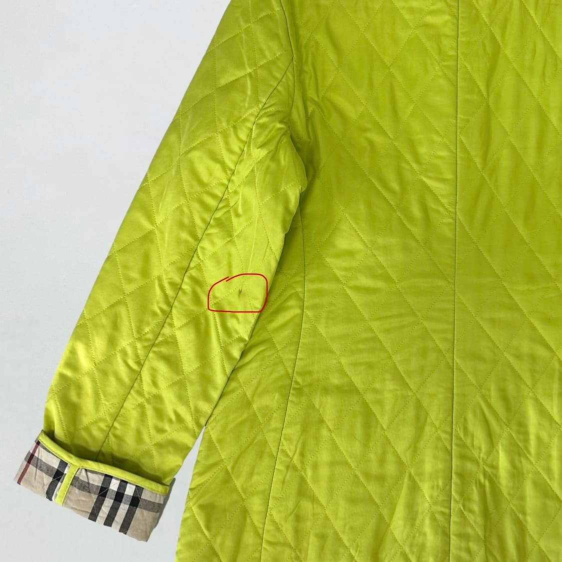 버버리 영국판 체크 퀼팅 자켓 상품이미지5
