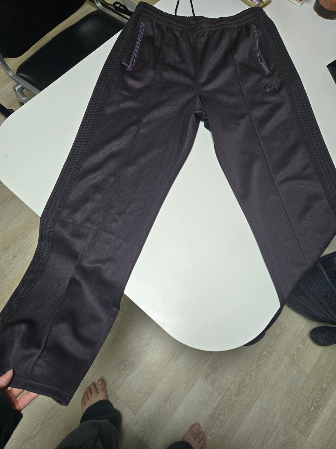 니들스 트랙팬츠 다크퍼플 스트레이트 M 상품이미지1