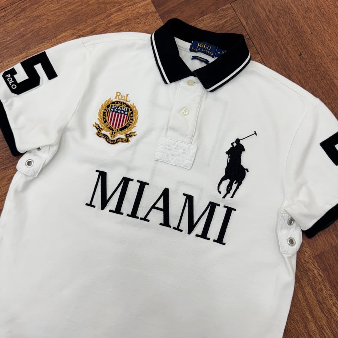 M 폴로 랄프로렌 치프키프 MIAMI 빅포니 반팔 카라 티셔츠  상품이미지3