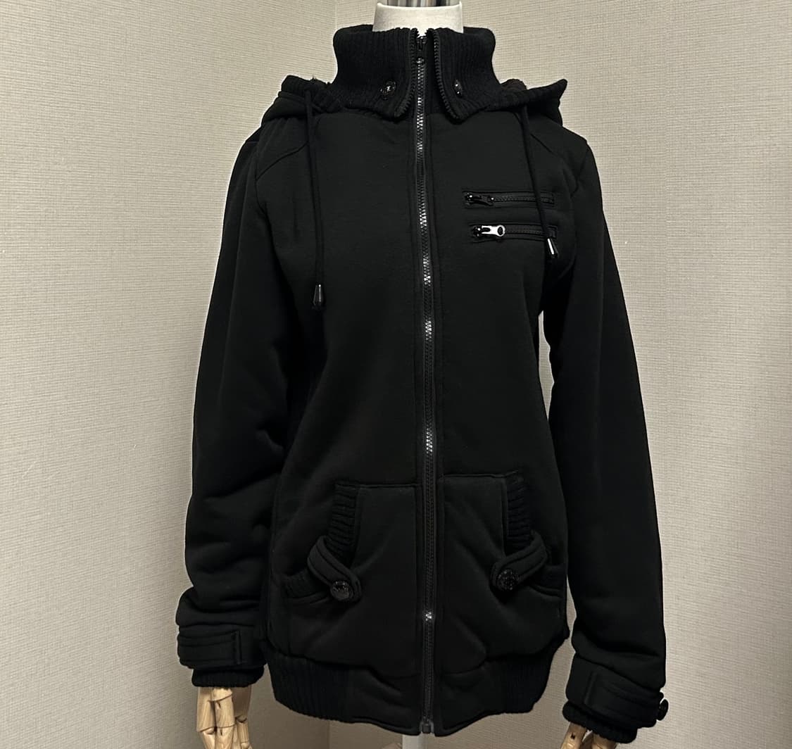 일본빈티지 y2k무드 양털안감 후드집업 갸루 와투케 핀터레스트 상품이미지1