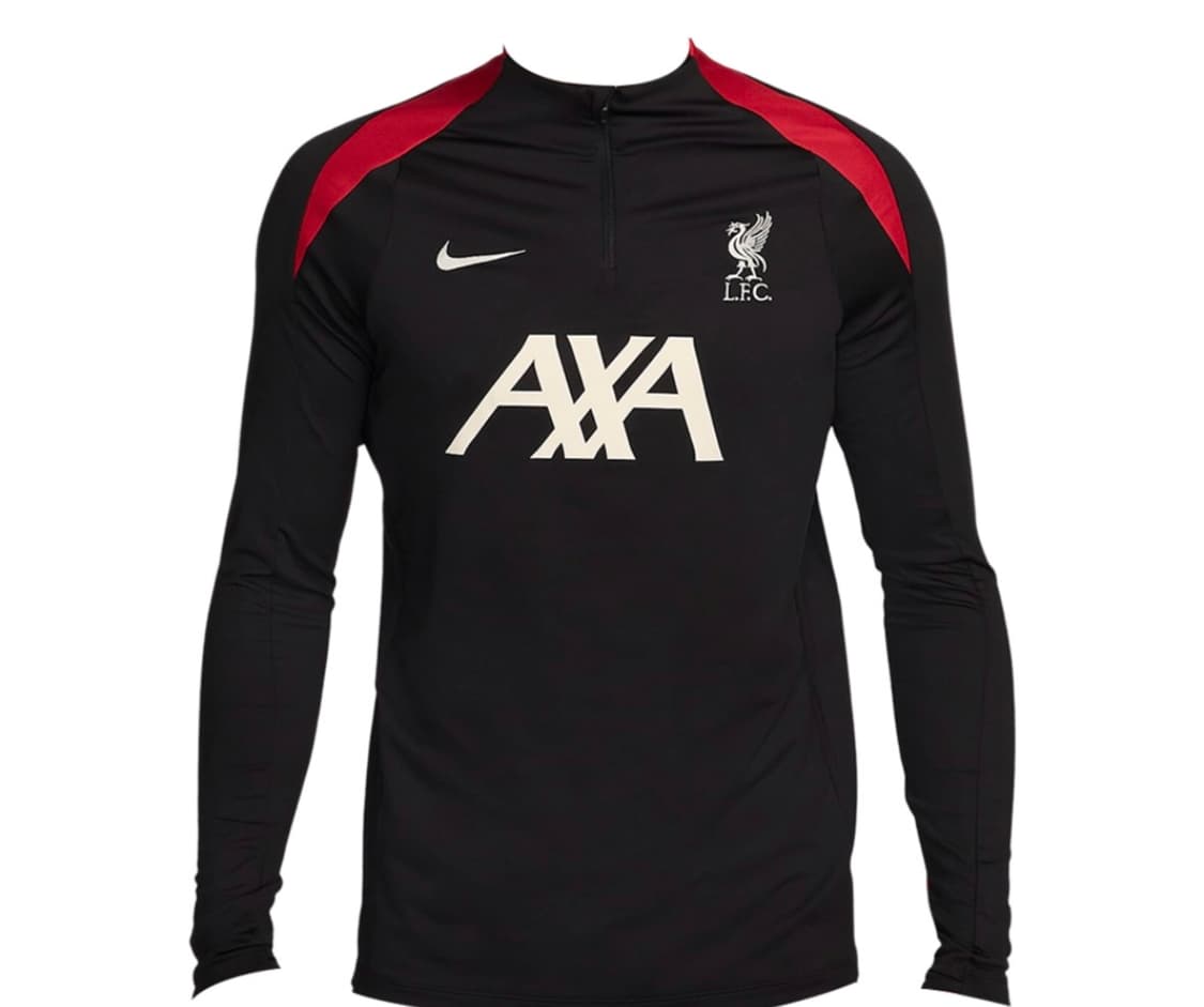 구매글입니다. 나이키 리버풀 FC 스트라이크 드라이 핏 사커 드릴 탑 블 상품이미지1