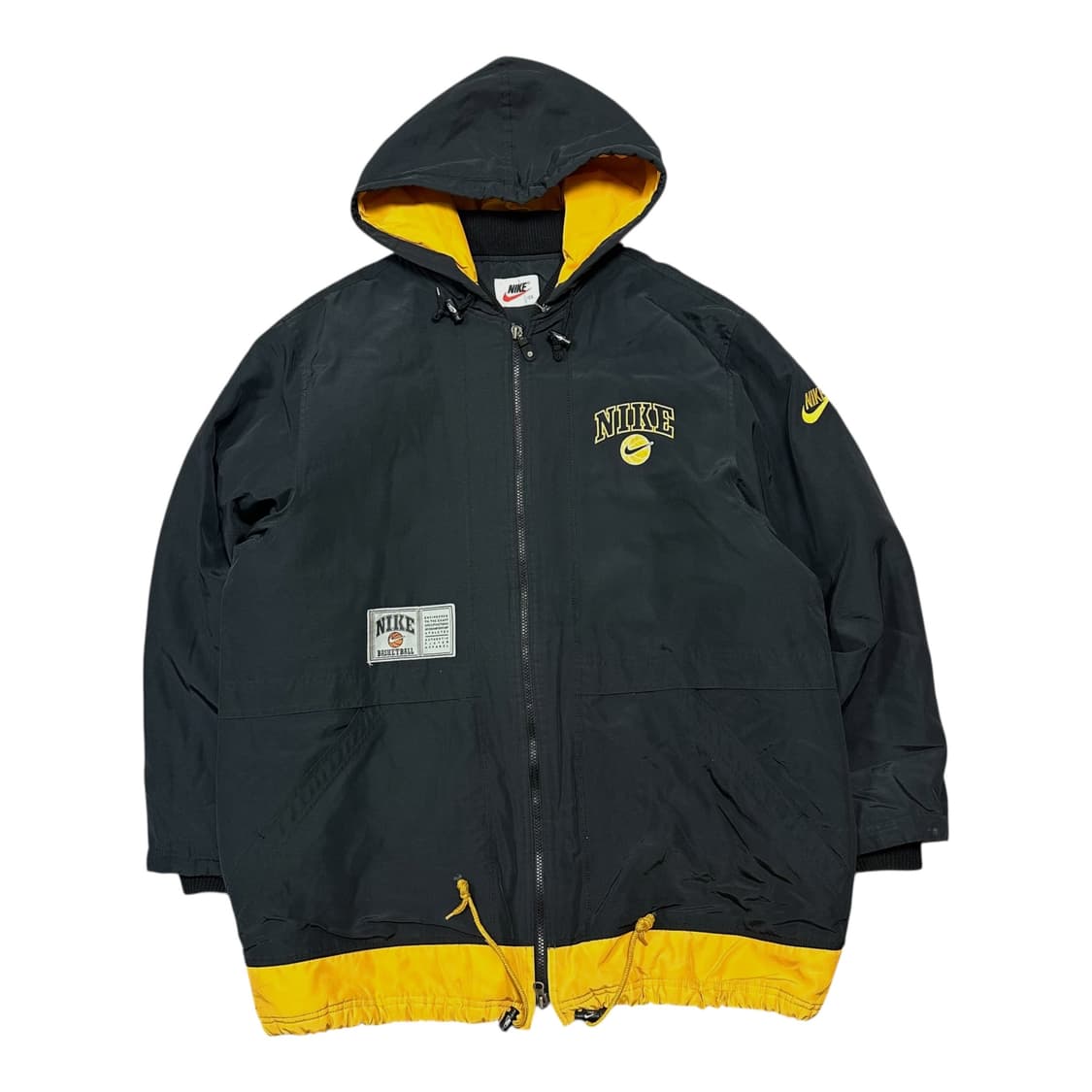 ✨ (바배) 나이키 90s 베스킷볼 빅로고 배색 누빔 돕바 점퍼 상품이미지2