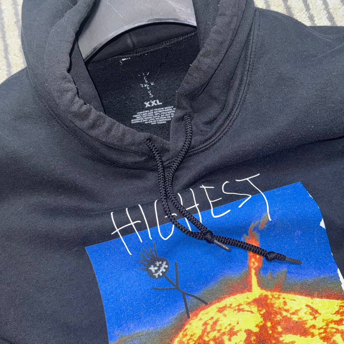 [XXL] 트래비스 스캇 머천 Highest in the room 후드티 상품이미지5