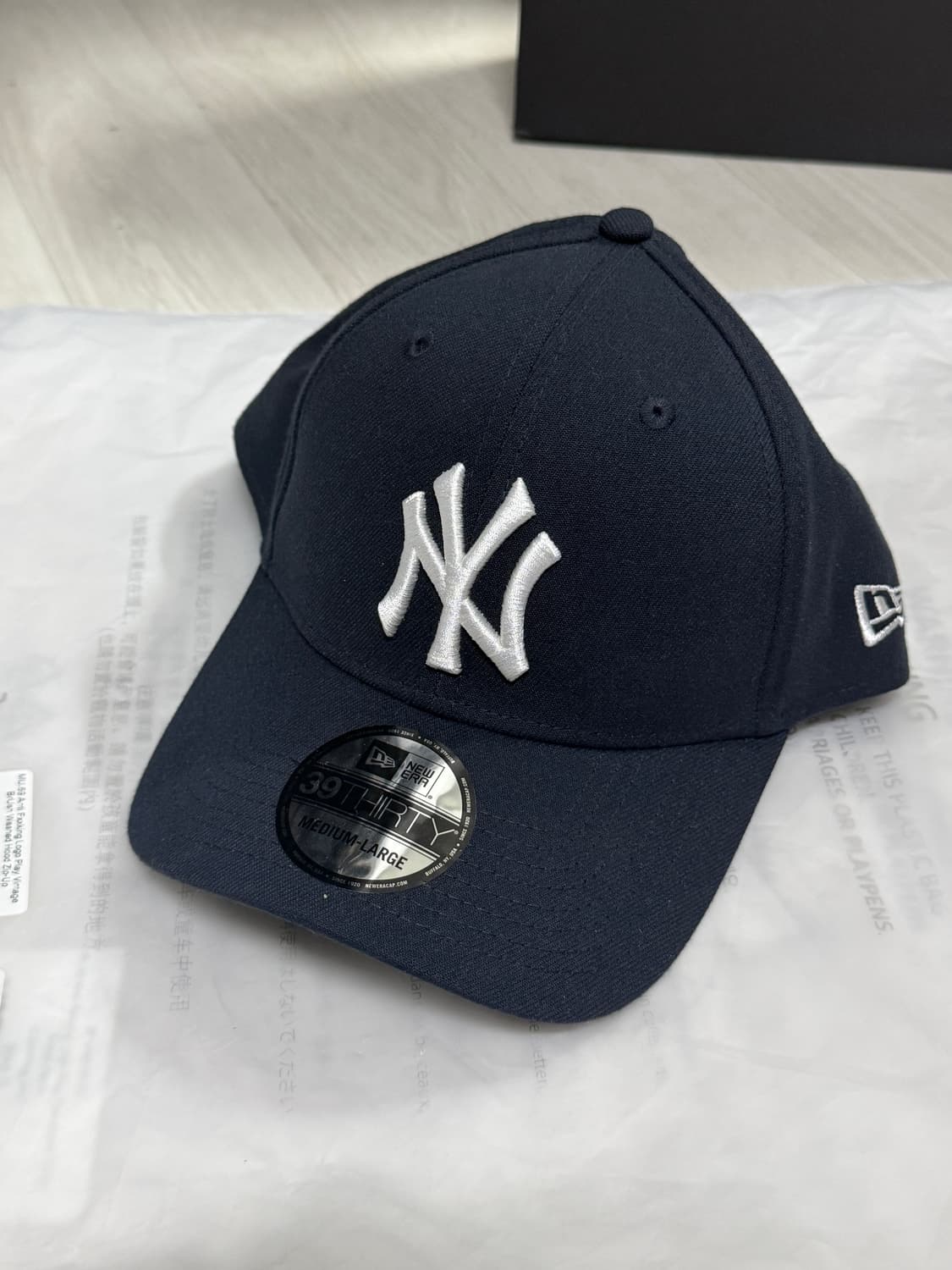 뉴에라 39thirty m-l 네이비 볼캡 모자 상품이미지1