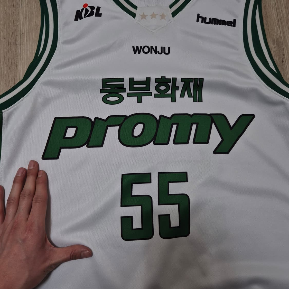 KBL 원주 동부 DB 55번 신강현 농구 져지 유니폼 조끼 FREE 상품이미지4