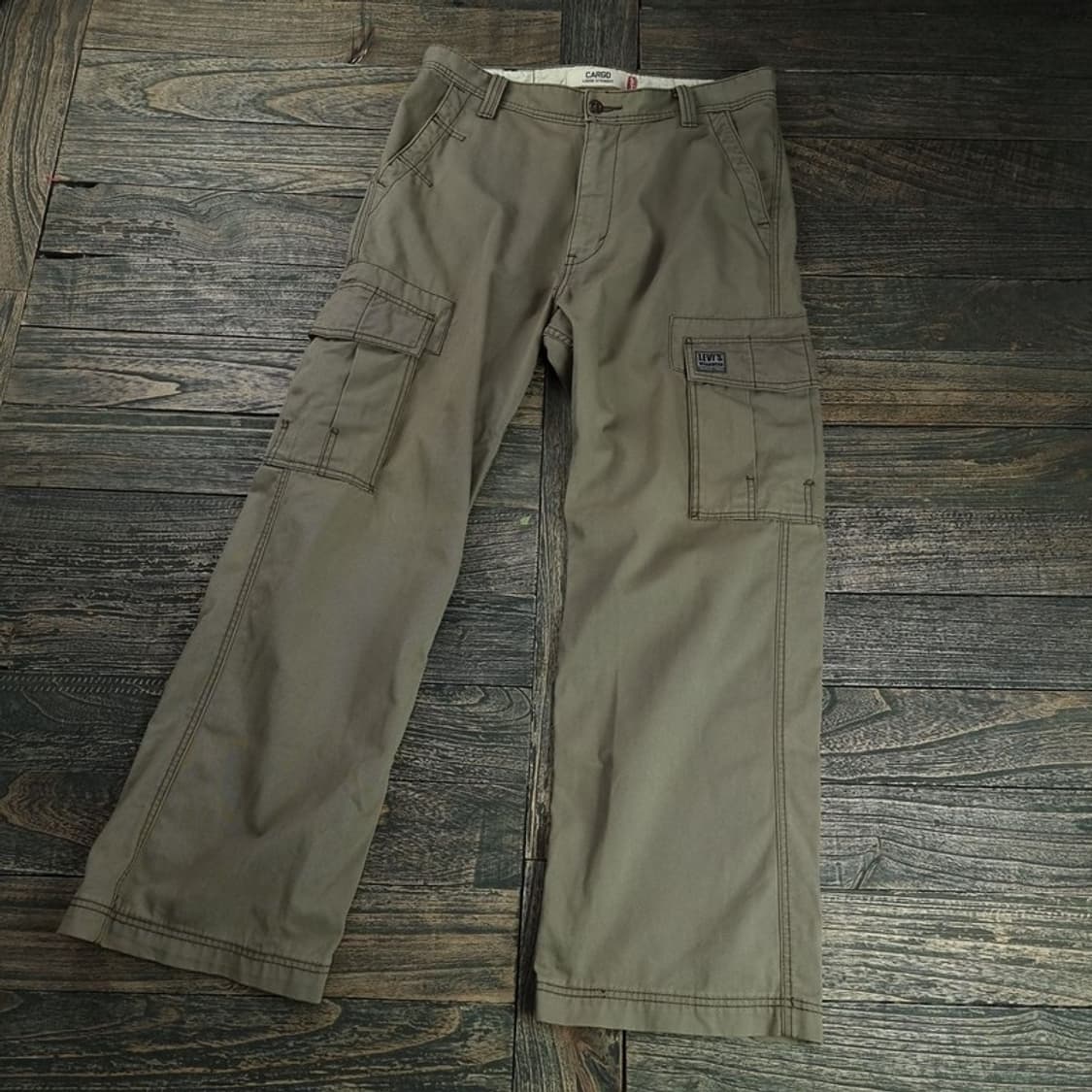 [리바이스] 빈티지 와이드 카고 팬츠 카키 M18775 상품이미지1