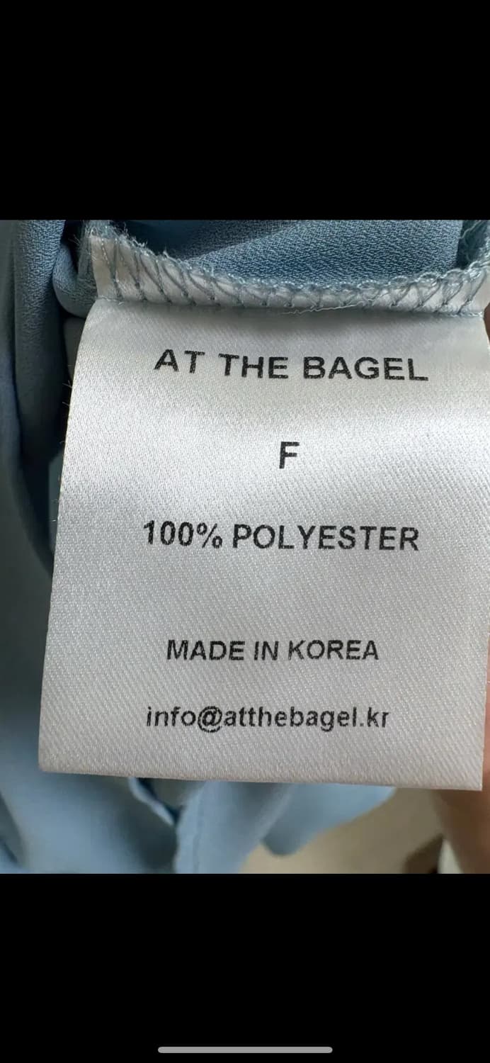 엣더베이글 구드 블라우스 - 스카이블루 상품이미지3