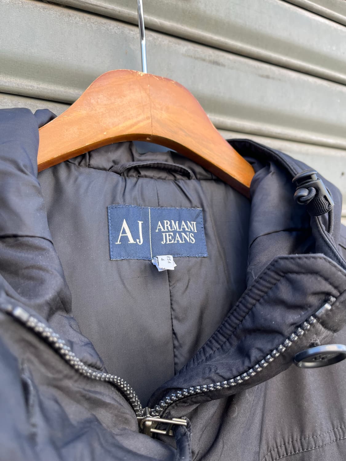 00s Armani Jeans 패디드 후드 코트 상품이미지3