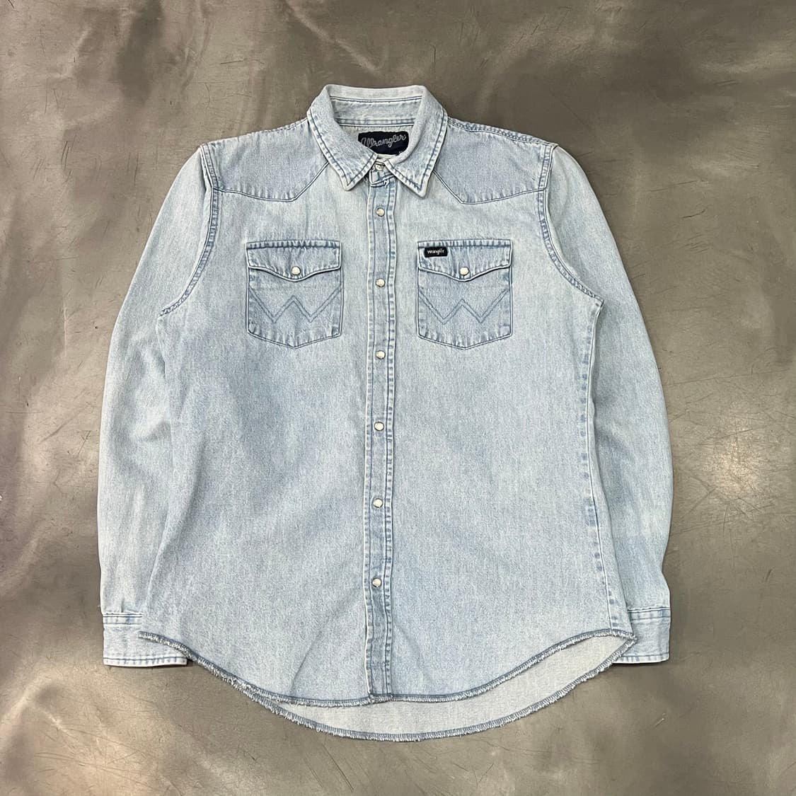  랭글러 웨스턴 데님 셔츠 y14774 상품이미지1