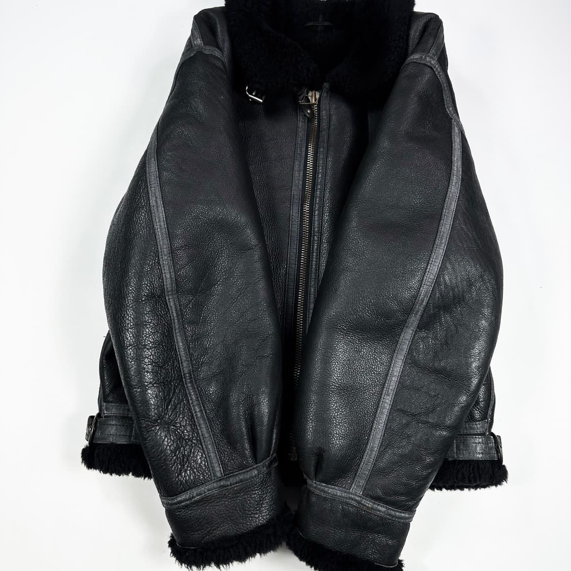 오리지널 미공군 TYPE B-3 양가죽 무스탕 2XL 상품이미지3