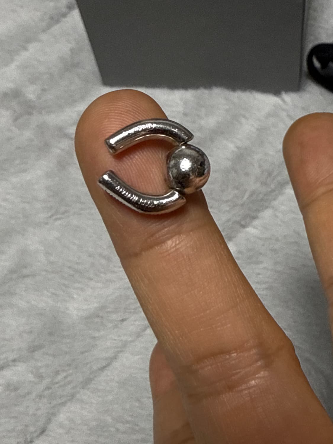 (레어) 발렌시아가 925실버 페이크 코피어싱 백화점 구매 상품이미지7