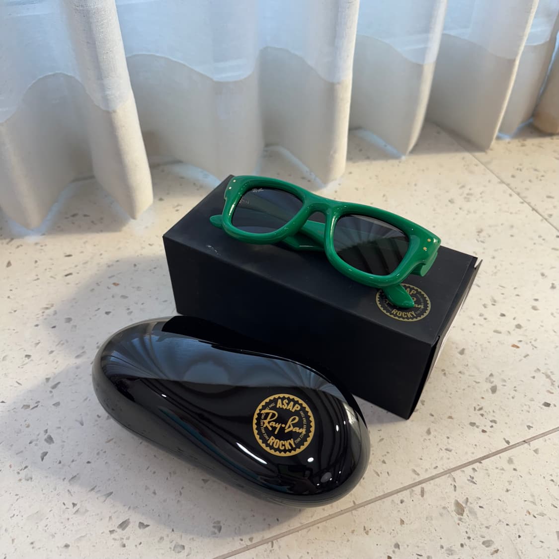 rayban 에이셉라키 2025 콜라보 그린 새상품 상품이미지7