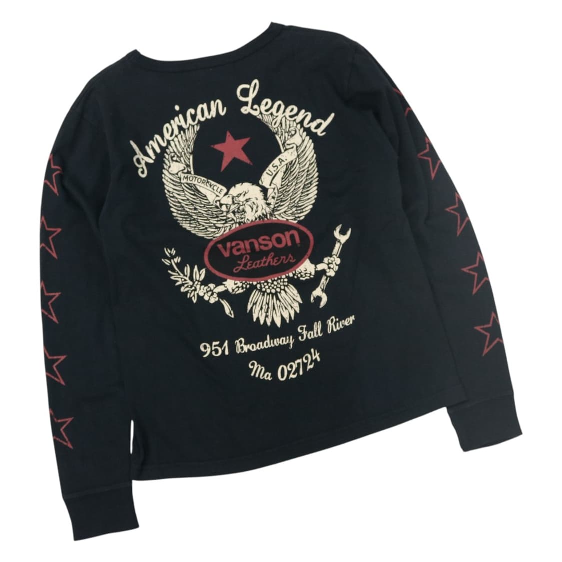VANSON 밴슨 USA 빈티지 이글 그래픽 롱 슬리브 티셔츠 (S) 상품이미지1