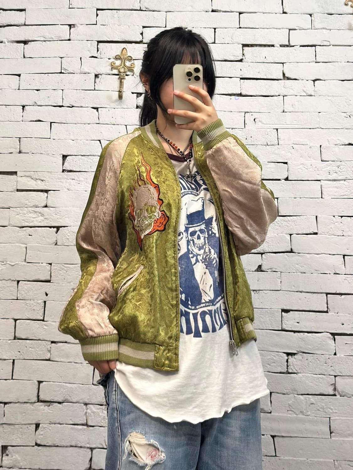 Japanese clasic scrpt reversible scarzan 상품이미지7