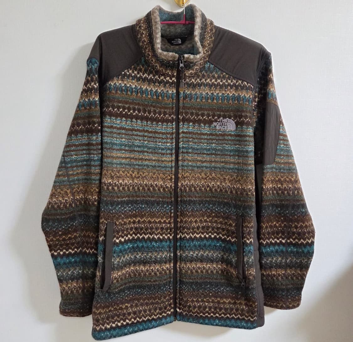  (XL)노스페이스 브라운 인디언 패턴 집업  상품이미지1