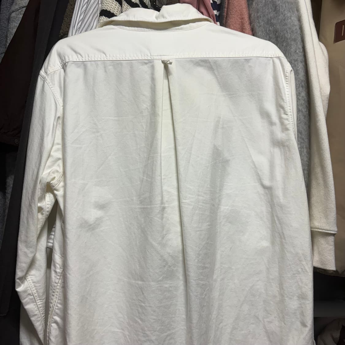 단톤 DANTO 25FW 코튼 플란넬 라운드카라 풀오버 셔츠 상품이미지2