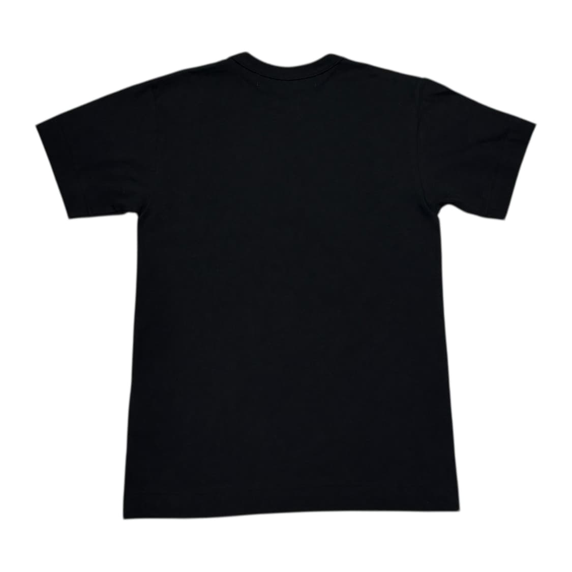 꼼데가르송  레드 하트 와펜 반팔 티셔츠 블랙 2XS 상품이미지3