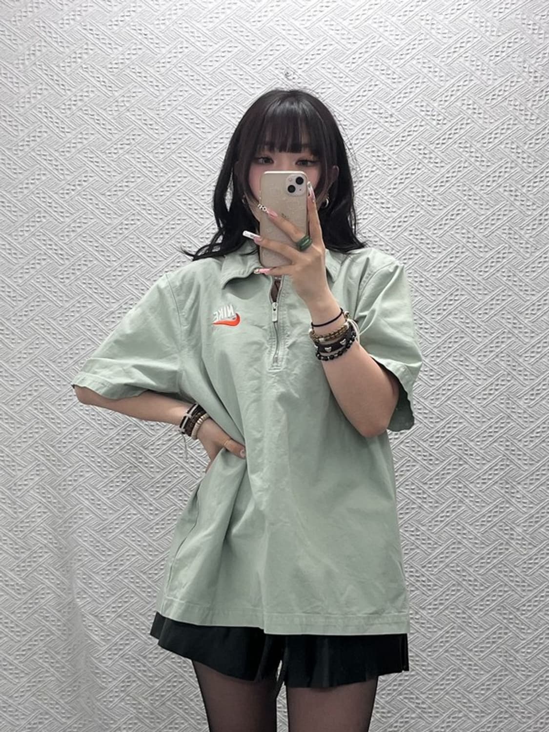 나이키 캐주얼 워크웨어 피스타치오그린 카라 반팔티 XL C11295 상품이미지2
