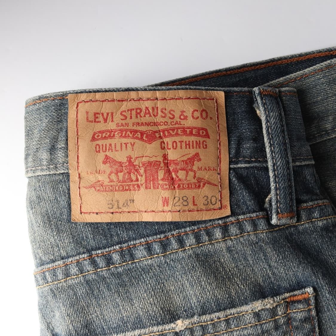 리바이스 514 슬림 스트레이트 데님 팬츠 28 상품이미지6
