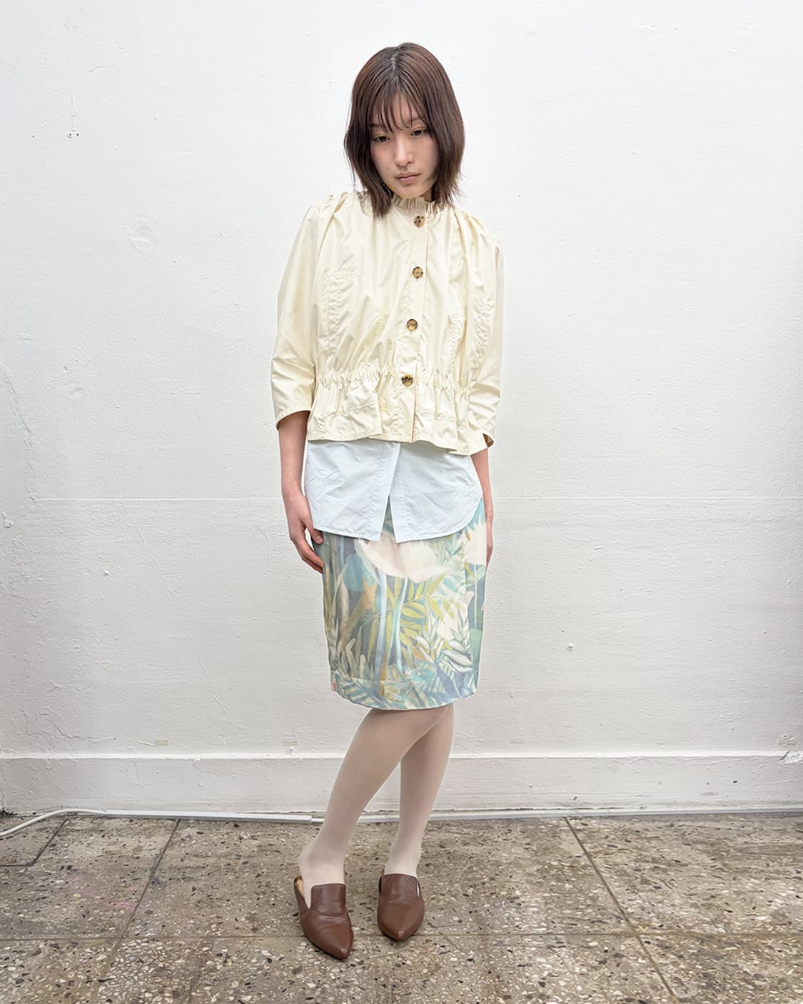 빅터앤롤프 러플 칼라 개더 자켓 상품이미지6