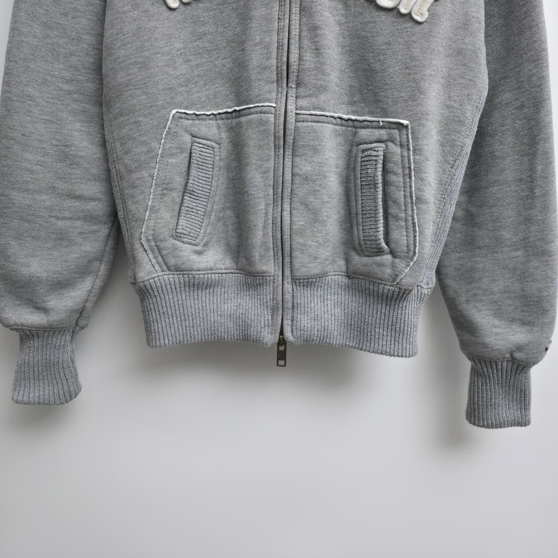 [L] 아베크롬비 크롭 뽀글이 후드집업 y2k 대장템 상품이미지3