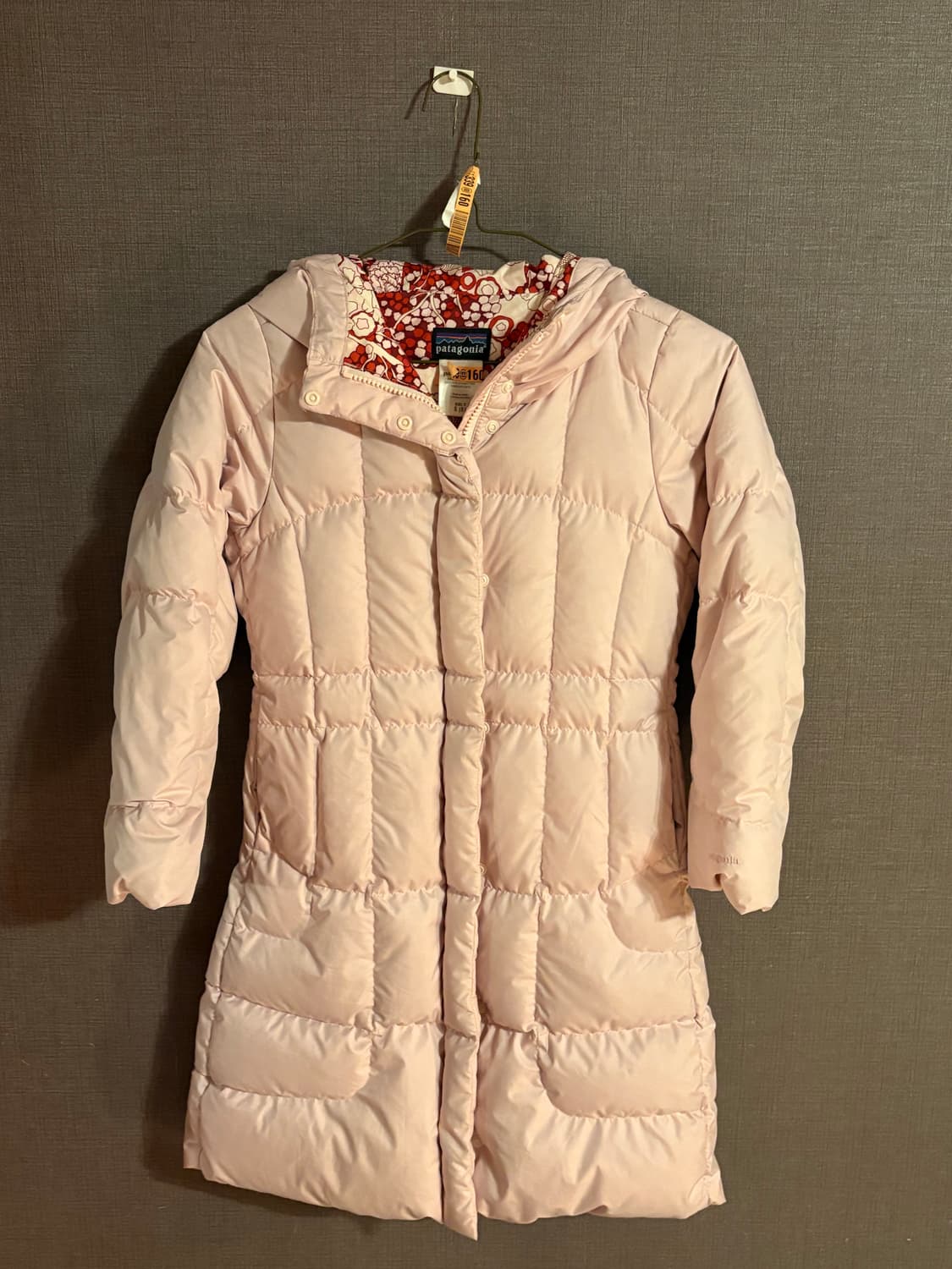 파타고니아 여아 핑크 패딩(8) 160 상품이미지1
