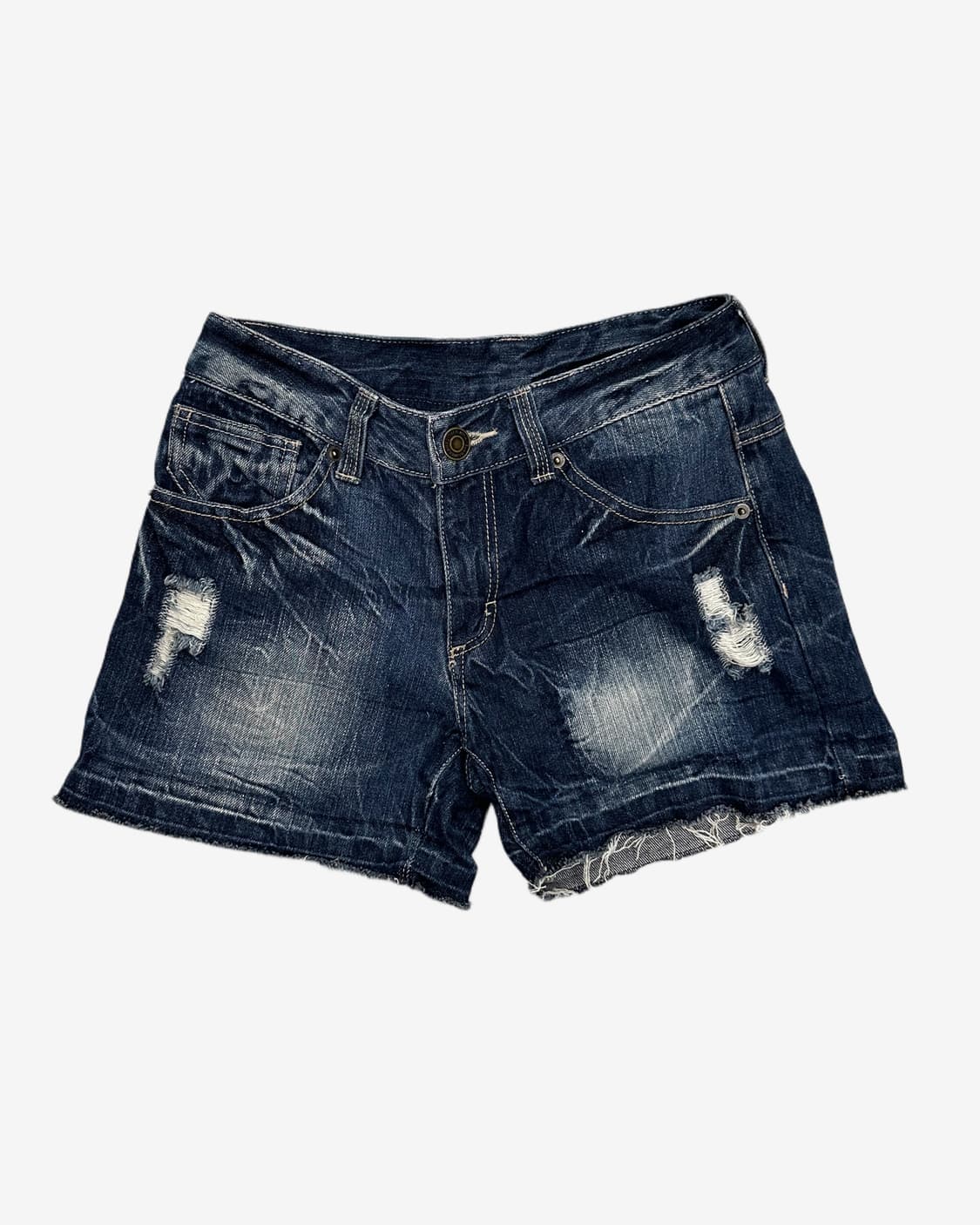 fade distressed denim shorts 상품이미지1