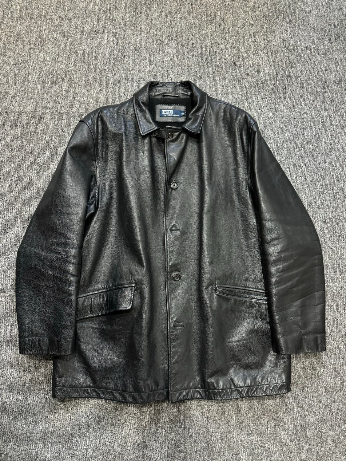 빈티지 올드 폴로 랄프로렌 카우하이드 레더 카코트 L 올드갭 더블알엘 상품이미지4