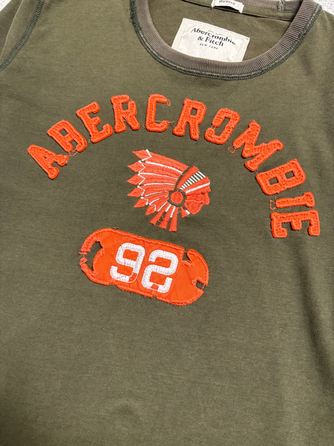 아베크롬비 앤 피치 빈티지 머슬핏 티셔츠 상품이미지6