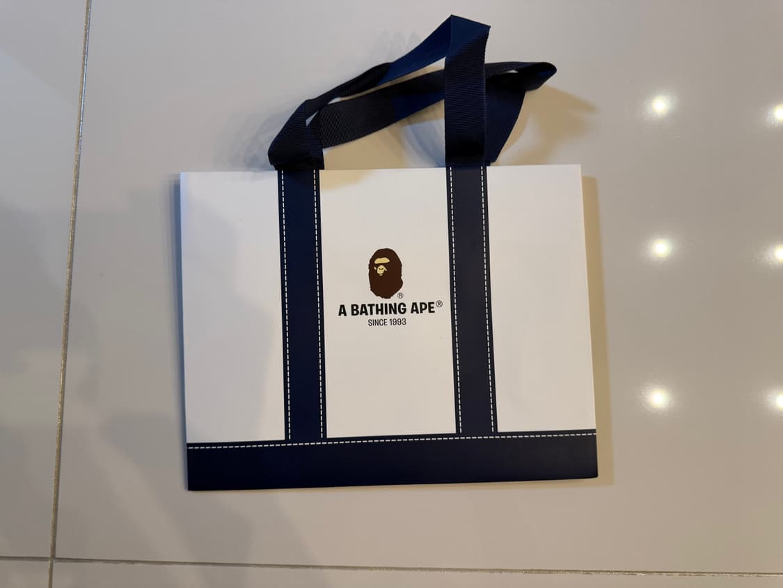 베이프 카모 빅 로고 반팔 L 상품이미지6