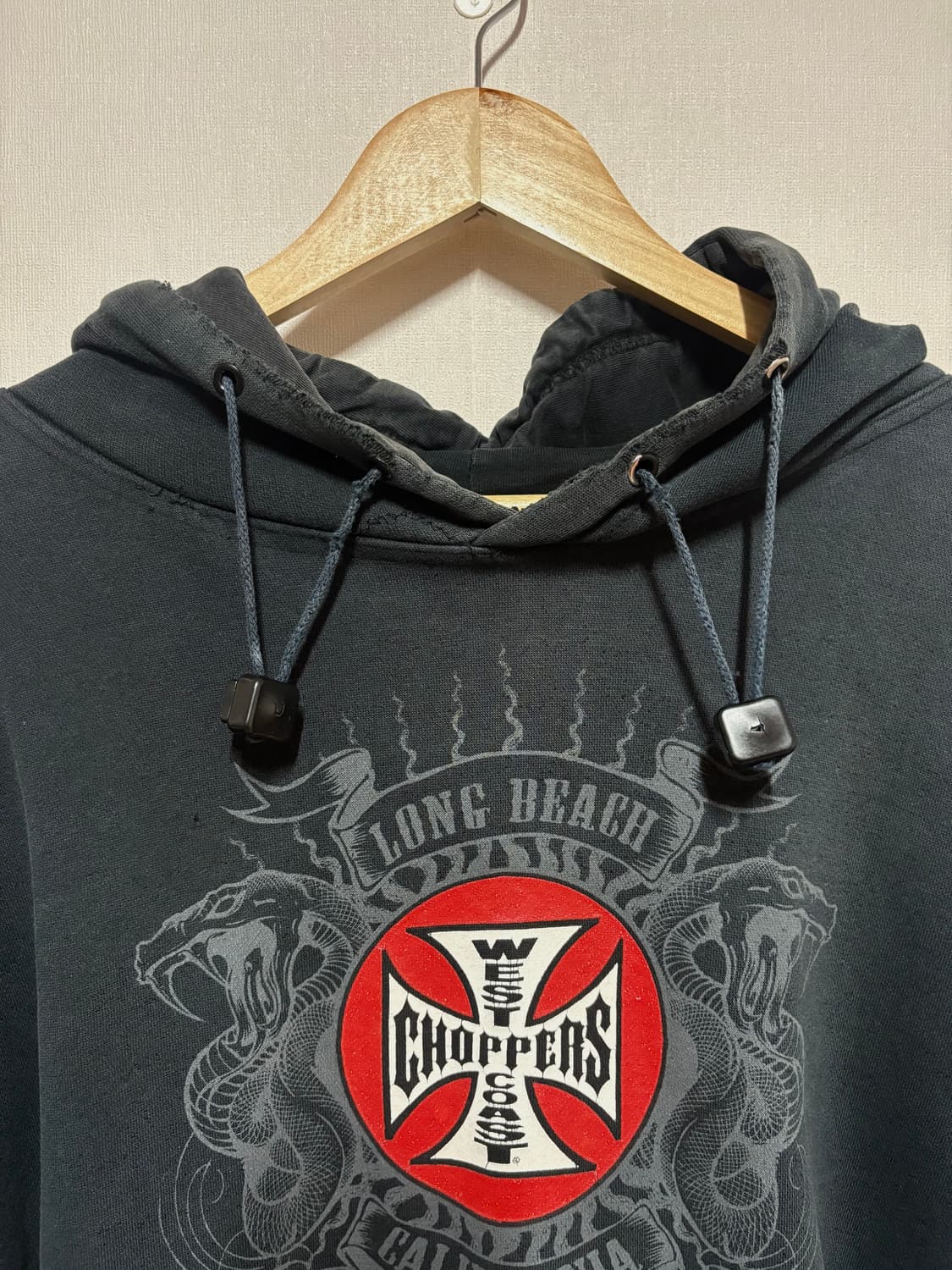 [XL-XXL] 90's West Coast Choppers 후드 블랙 상품이미지3