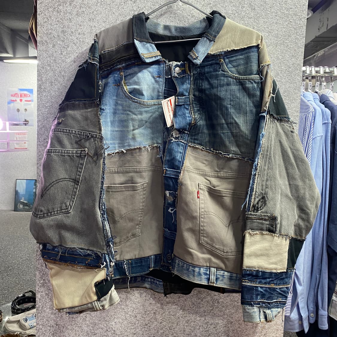 리바이스 리메이크 패치워크 데님 자켓 B3902 상품이미지2