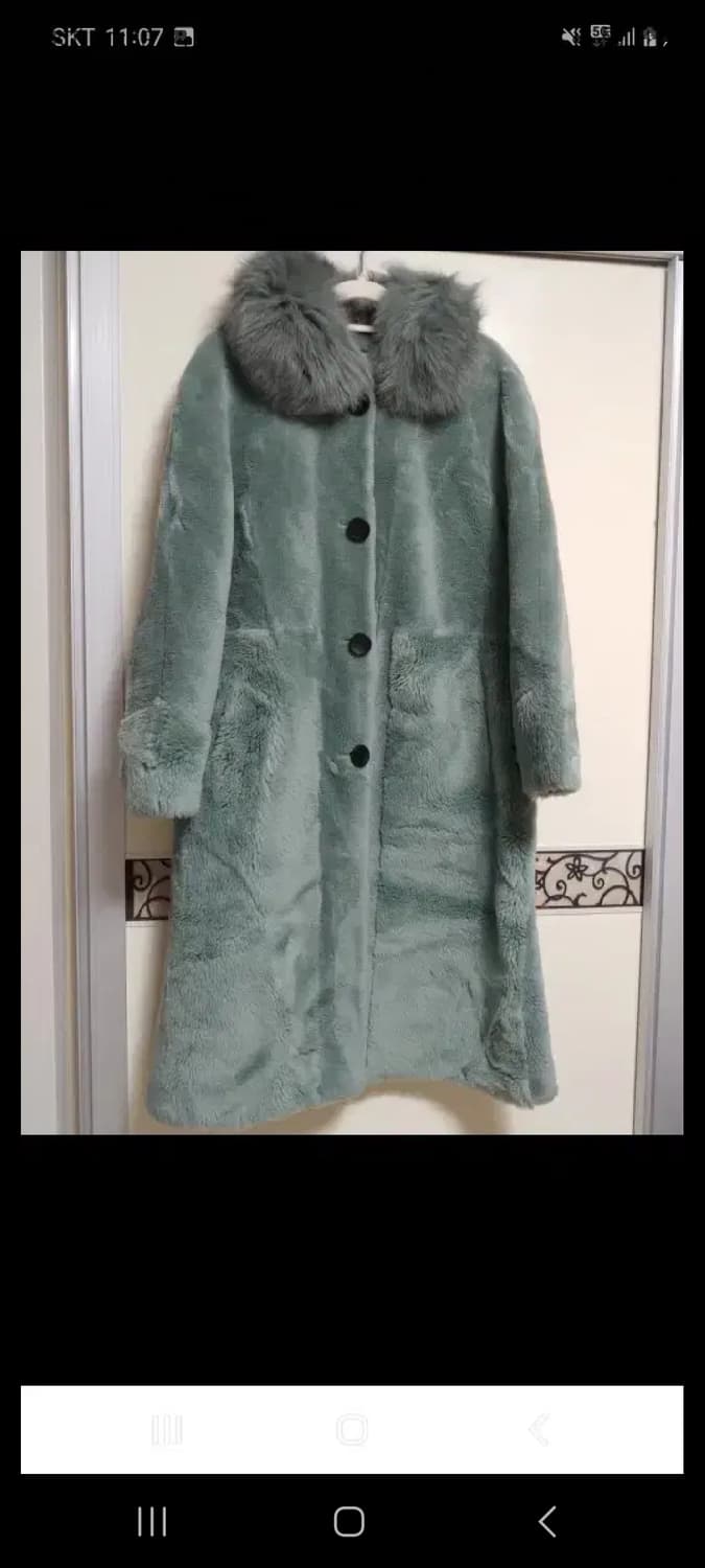 양모 폭스퍼 롱자켓무스탕 상품이미지1