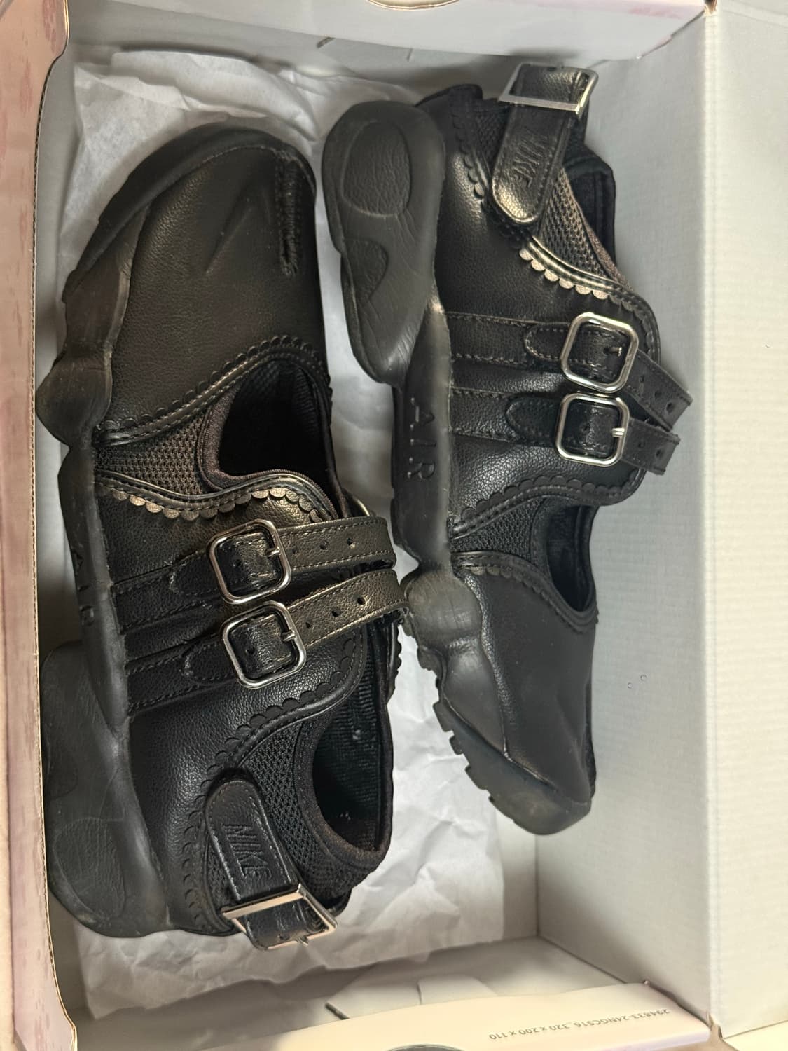 (240) 나이키 에어 리프트 브리드 스트랩 블랙 상품이미지2