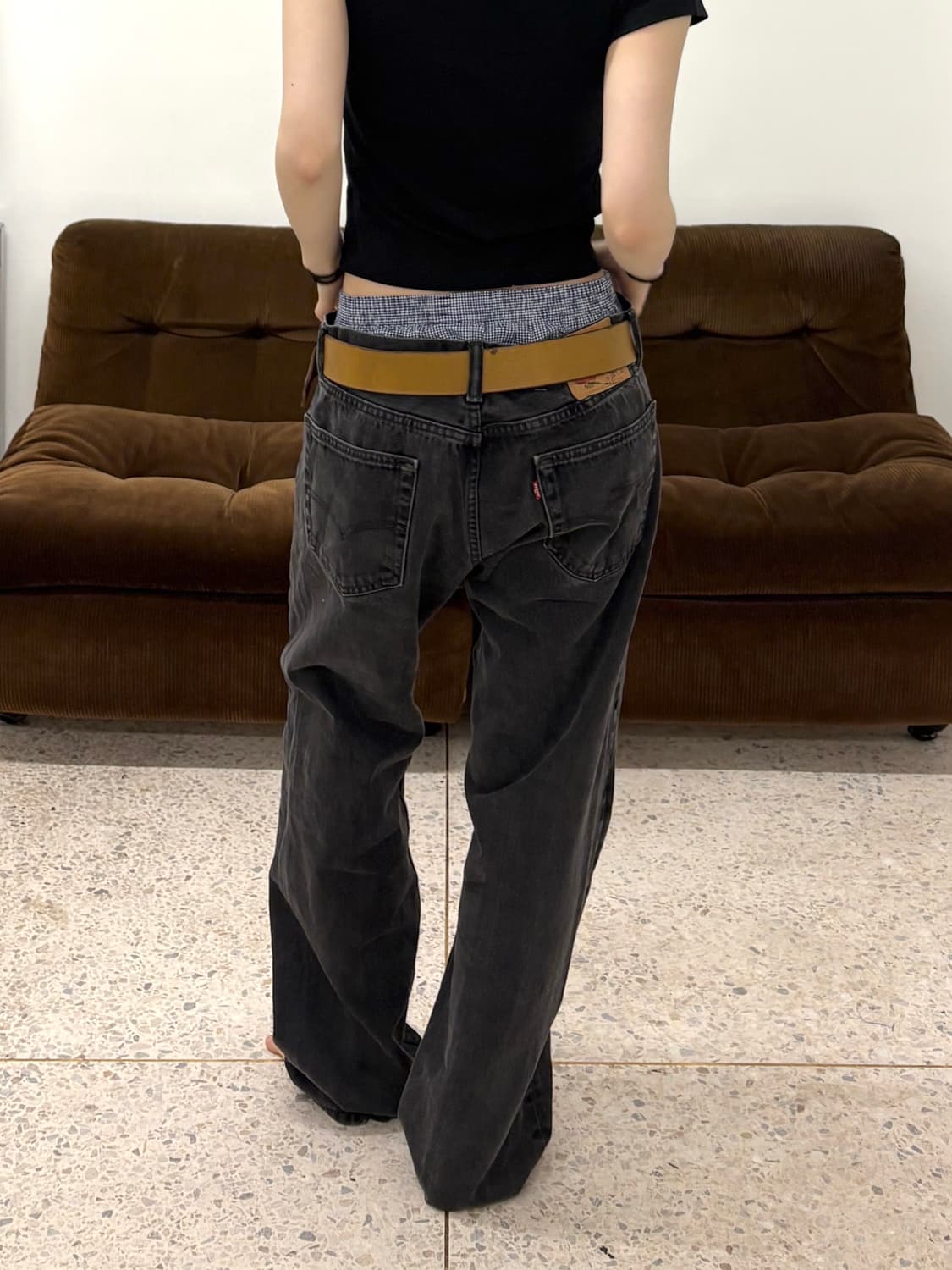 리바이스 505 레귤러 스트레이트 블랙 상품이미지4