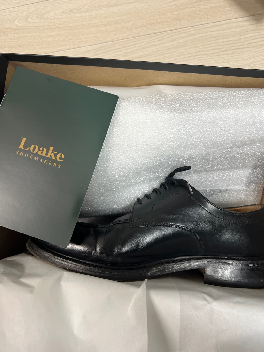 택포10)Loake 로크 웨스트민스터 y팁 더비 uk7.5 265~270 상품이미지6