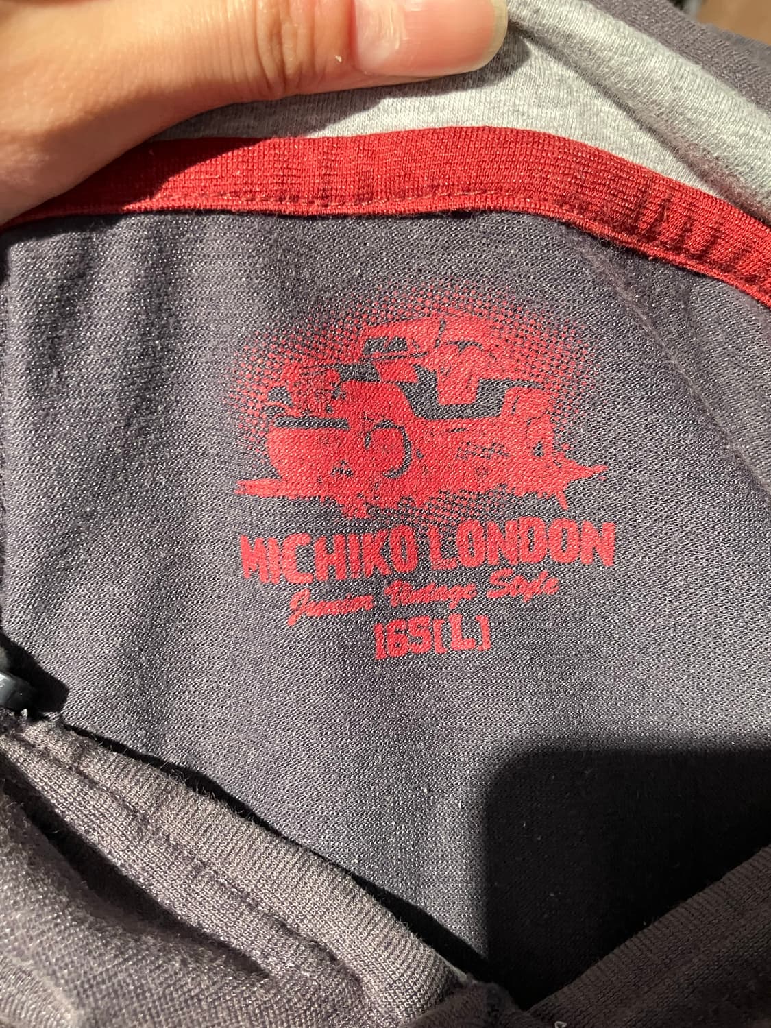 MICHIKO LONDON Rock Sound 후드 반팔 티셔츠 L 상품이미지3
