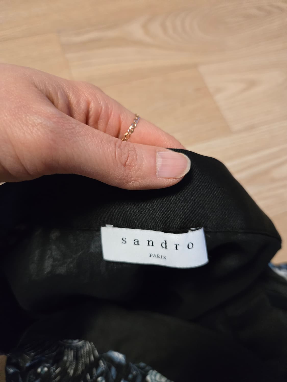 [1] sandro 산드로 플리츠 랩 롱스커트 상품이미지5